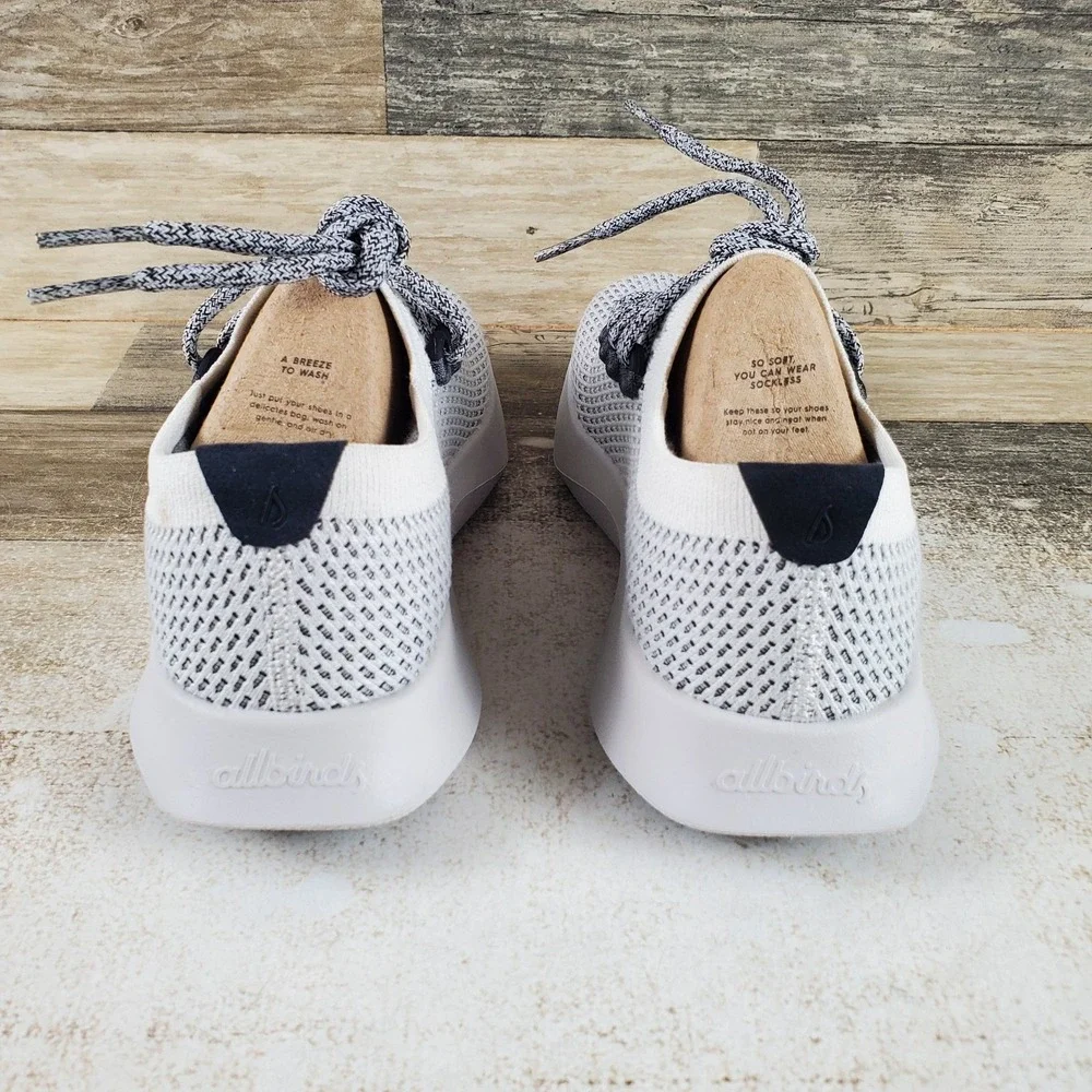 Allbirds Tree Dasher 1 Womens Shoes Sz 6 W Freeze Light Gray Lace Up Sneakers